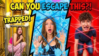 Trapped in Every Color Challenge! 😱 | Jordan Matter, Salish Matter & Friends