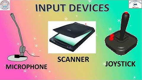 INPUT,OUTPUT AND STORAGE DEVICES - CLASS 4 CHP 1 part 2- BPDAV