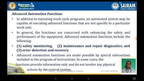 Lecture Video 15ME82 Module 5 _ Advanced Automation Functions_ Dr C ANIL Kumar