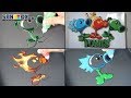 Plants VS Zombies Pancake art - peashooter, ice peashooter, fire peashooter