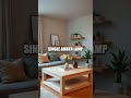 Cozy Canvas: DIY Aesthetic Makeover for a Small Living Room