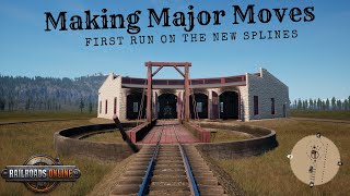 Big Moves And Testing New Splines In RailRoads Online!