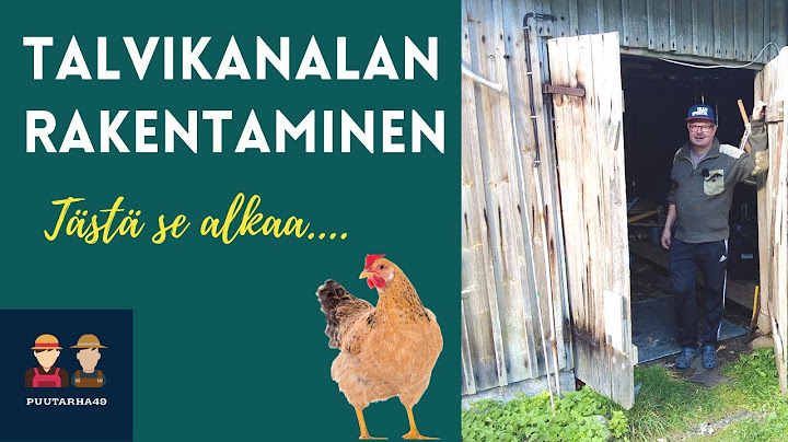 Talvikanala #1 - rakentaminen alkaa!
