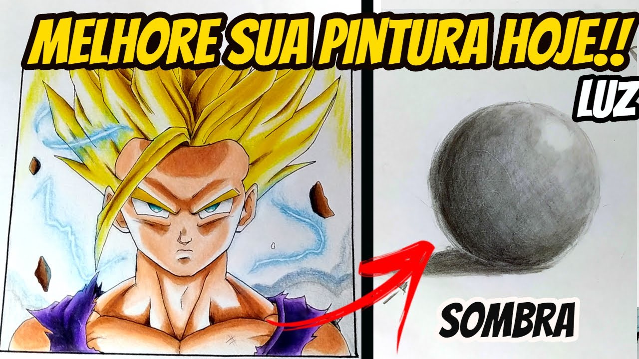 LUZ E SOMBRA: como sombrear um desenho e como usar em (TUDO)