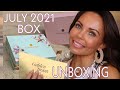 GLOSSYBOX JULY 2021 BEAUTY TREASURES UNBOXING