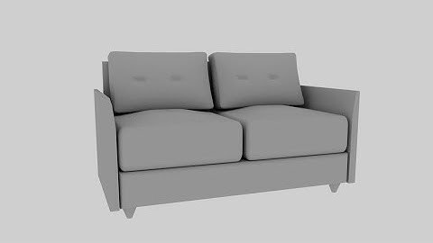 MAYA Modeling Tutorial l Sofa Modeling in MAYA