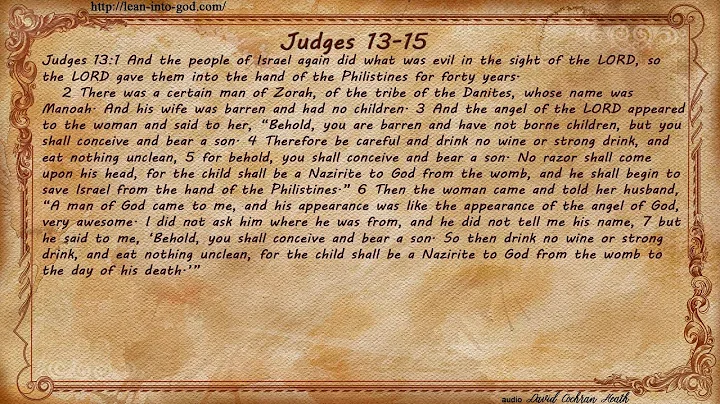 Judges 13-15
