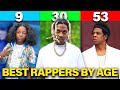 BEST RAPPERS BY AGE (9 - 64)