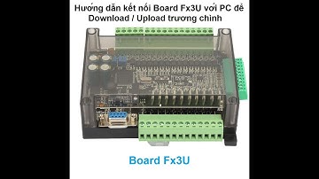 FX3U Board | Kết nối với PC để Download/Upload chương trình