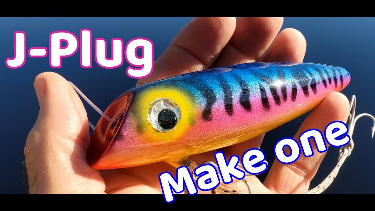 Making a J-Plug Lure, Making a classic wooden trolling lure