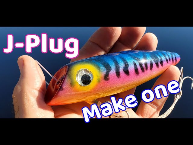 Making a J-Plug Lure, Making a classic wooden trolling lure