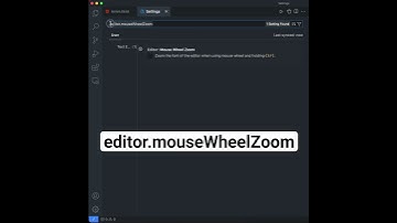 How To Enable Mouse Wheel Zoom In VS Code