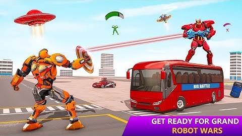 Mars Battle Bus Robot Game
