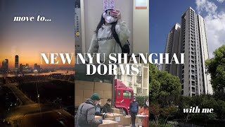 PACK + MOVE TO NEW NYU SHANGHAI DORMS | college vlog + pack with me + room tour