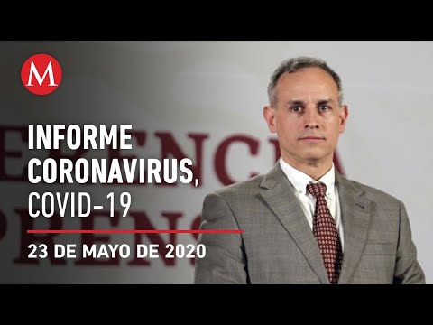 Informe diario por coronavirus en México, 23 de mayo de 2020