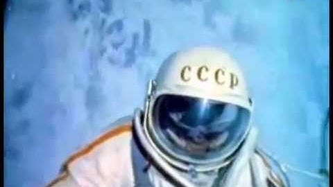 Rare color footage of first spacewalk, Alexey Leonov, March 18, 1965