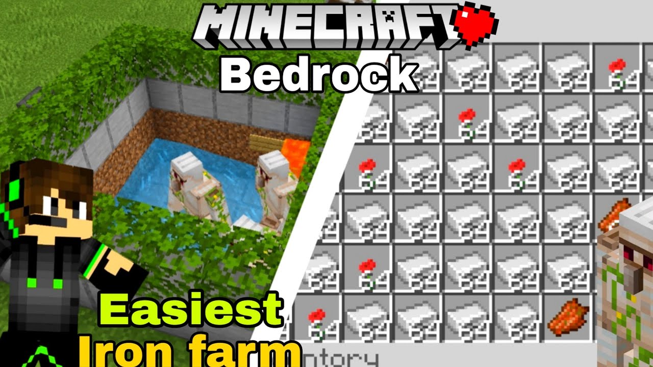 (Alternate) World’s Easiest Iron Farm Build 🔥 100% Working | Minecraft 1.21