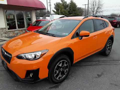 2018 Subaru Crosstrek in sunshine orange - YouTube