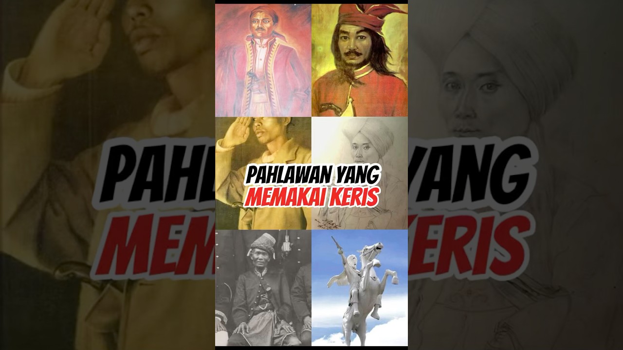 Pahlawan Indonesia yang Memakai Keris