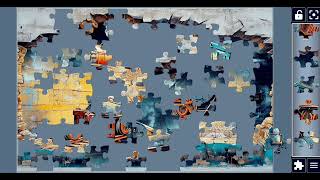 Stunning Street Art 3D Steam Train Jigsaw Puzzle | Retro Broken Wall ASMR Puzzle Challenge screenshot 2