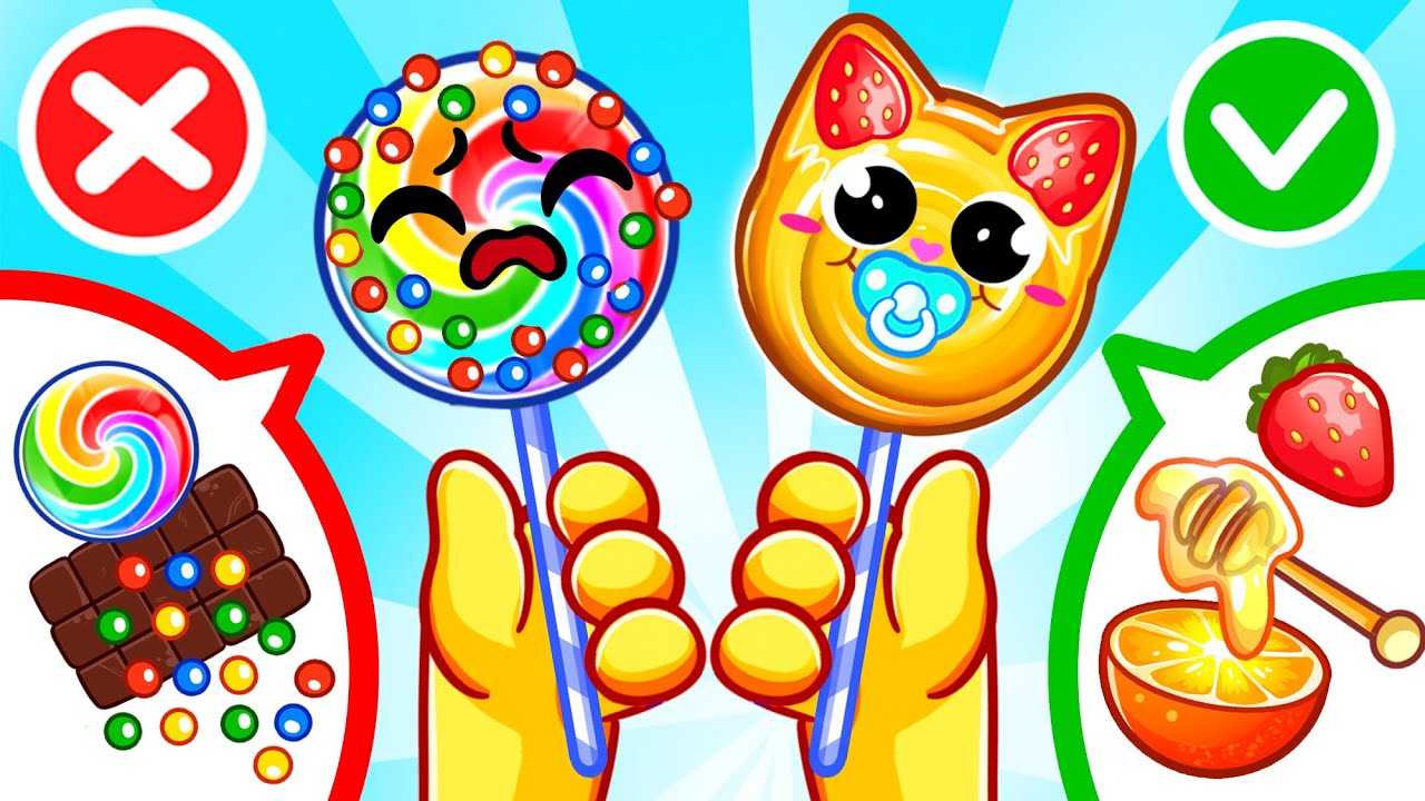 🥑Healthy vs Unhealthy Food for Kids 🍟 SUBSCRIBE for Funny Kids Songs & Nursery Rhymes♥️