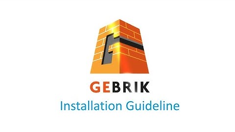 GeBrik - Installation Guideline I ISOSYSTEMS