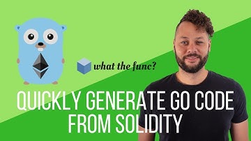 Quickly Generate Go Code From Solidity