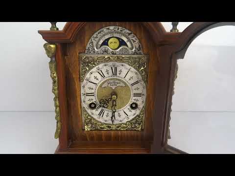 Warmink Wuba Dutch Vintage Antique Mantel Shelf Clock