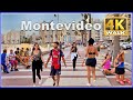【4K】WALK Rambla MONTEVIDEO Uruguay 4k video UY Travel vlog