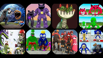 Nextbots In Playground Mod New Update Poppy Playtime Chapter 4, Sprunki Horror , Sandbox In Space!