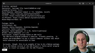 What goes into a Debian package?