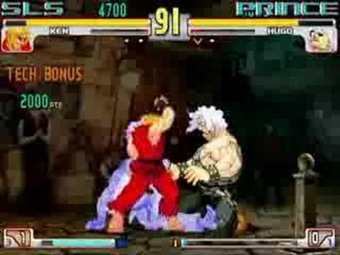 SFIII: 3rd Strike - Ken [SLS] vs Hugo [Prince] 1/2