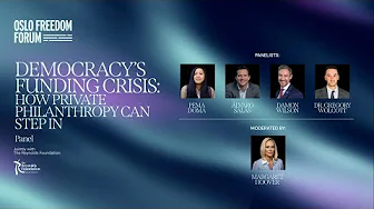 Panel | Democracy's Funding Crisis: How Private Philanthropy Can Step In