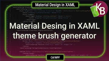C#/WPF - Working on Material Design in XAML