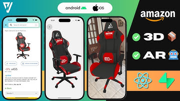 React Native Masterclass | Build an Amazon clone with 3D & AR (Augmented reality) visualizer