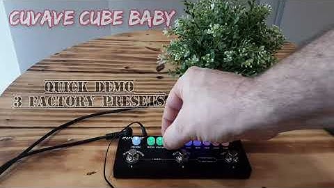 Cuvave Cube Baby Demo