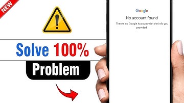 Fix No account found There