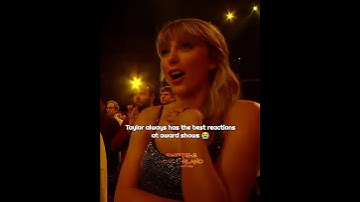 Taylor always has the best reactions 😭 she IS the moment ✨ | #taylorswift #shorts