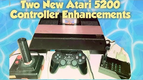 Review: Playstation to 5200 Controller Adapter & Joystick Add-Ons for Wico Command Control (vid#67)