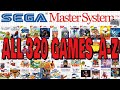 All 320 master system games az compilation all regions
