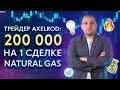 Простая сделка по натуральному газу на 200 000 рублей от призера конкурса ЛЧИ 2021 г.