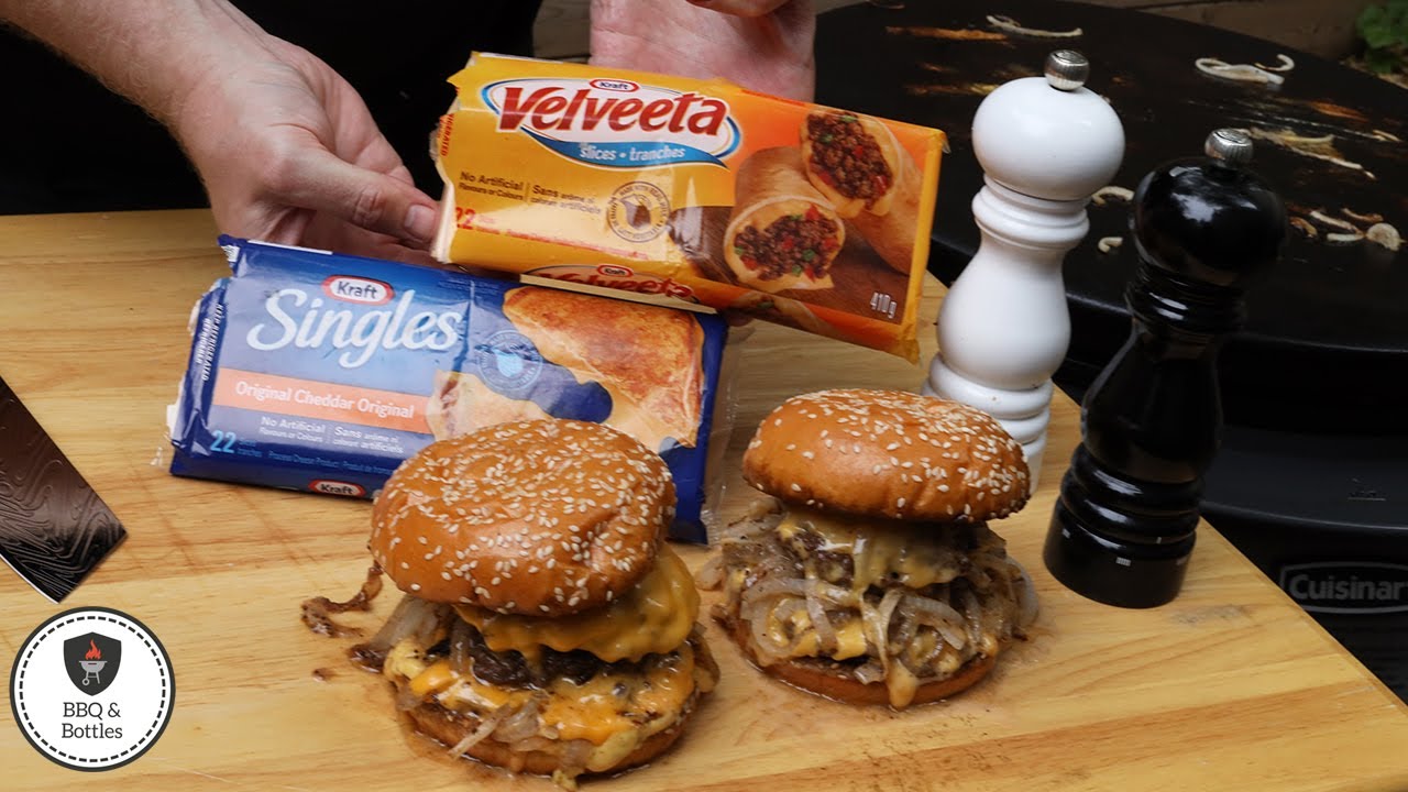 Kraft Singles vs Velveeta Smashburger Experiment YouTube