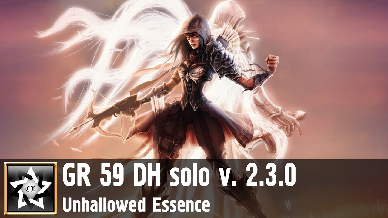 Diablo 3 ROS 2.3.0 ★ GR 59 DH solo (Unhallowed Essence) ★