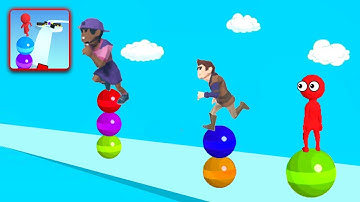 Stack Rider (BEST APP GAME)👷🚶⚽ All Level Gameplay Walkthrough iOS Android (level 44-45)