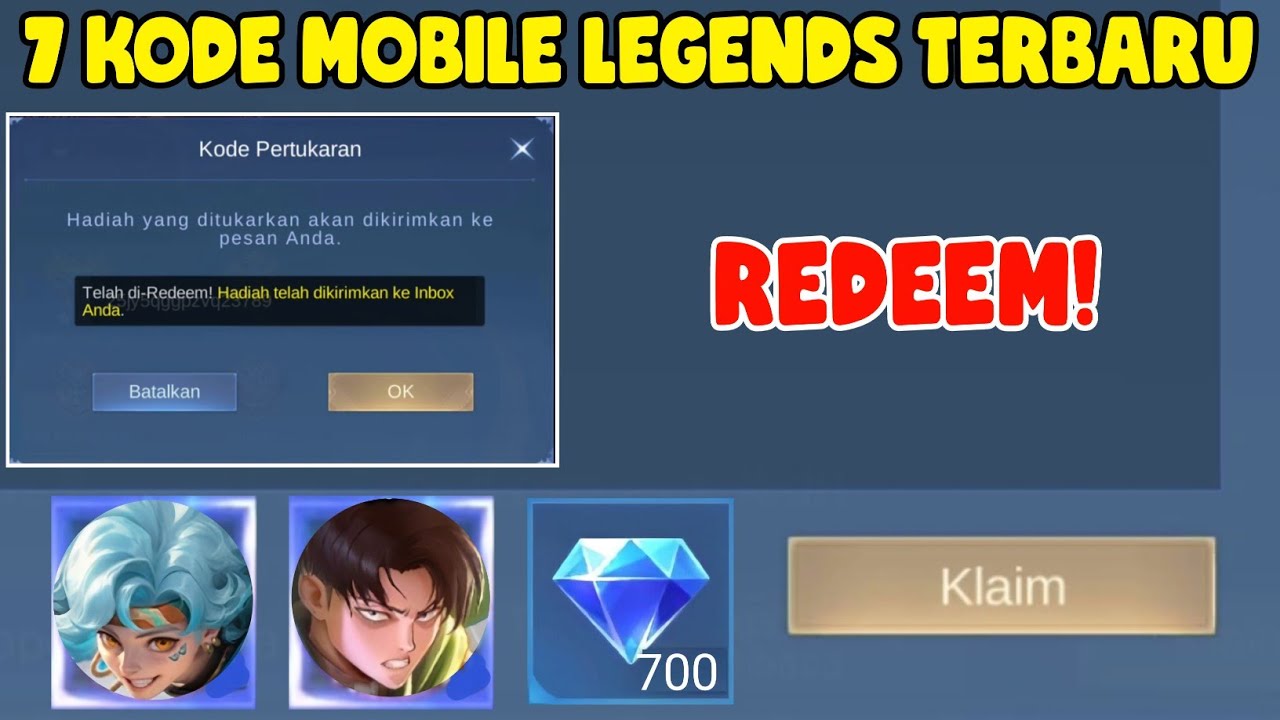 7 KODE REDEEM MOBILE LEGENDS TERBARU | KODE REDEEM ML HARI INI 2025 ...