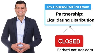 Partnership Liquidating Distribution