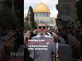 Muslims hold first Friday prayers at Al-Aqsa Mosque after reopening | AJ #shorts