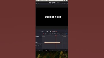 Word by word text animation in DaVinci Resolve