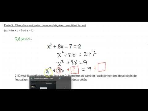 Vidéo: Comment résout-on le coefficient en complétant le carré ?