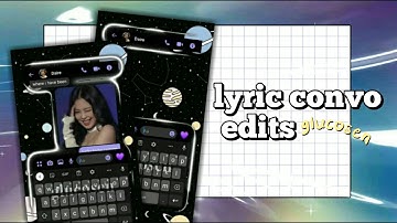 how to edit lyric video on Alight Motion • floating convo + wavy bg style 🌊✧ | glucosen